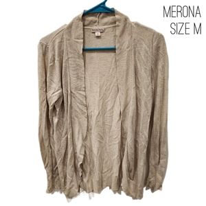 Beige sweater, merona, size m